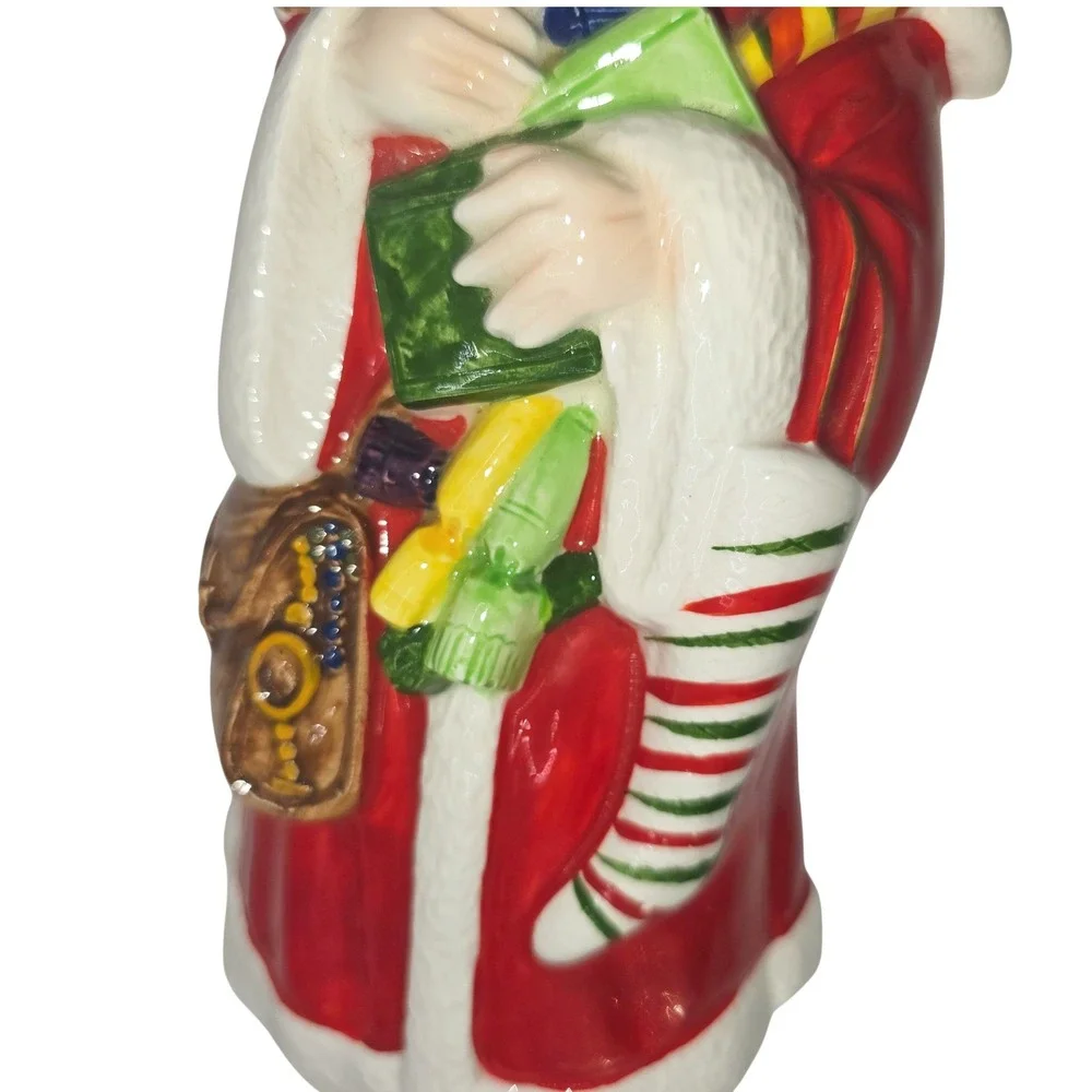 Vintage 1976 A Company Of‎ Friends Ceramic Santa Hanging Wall Plaque
